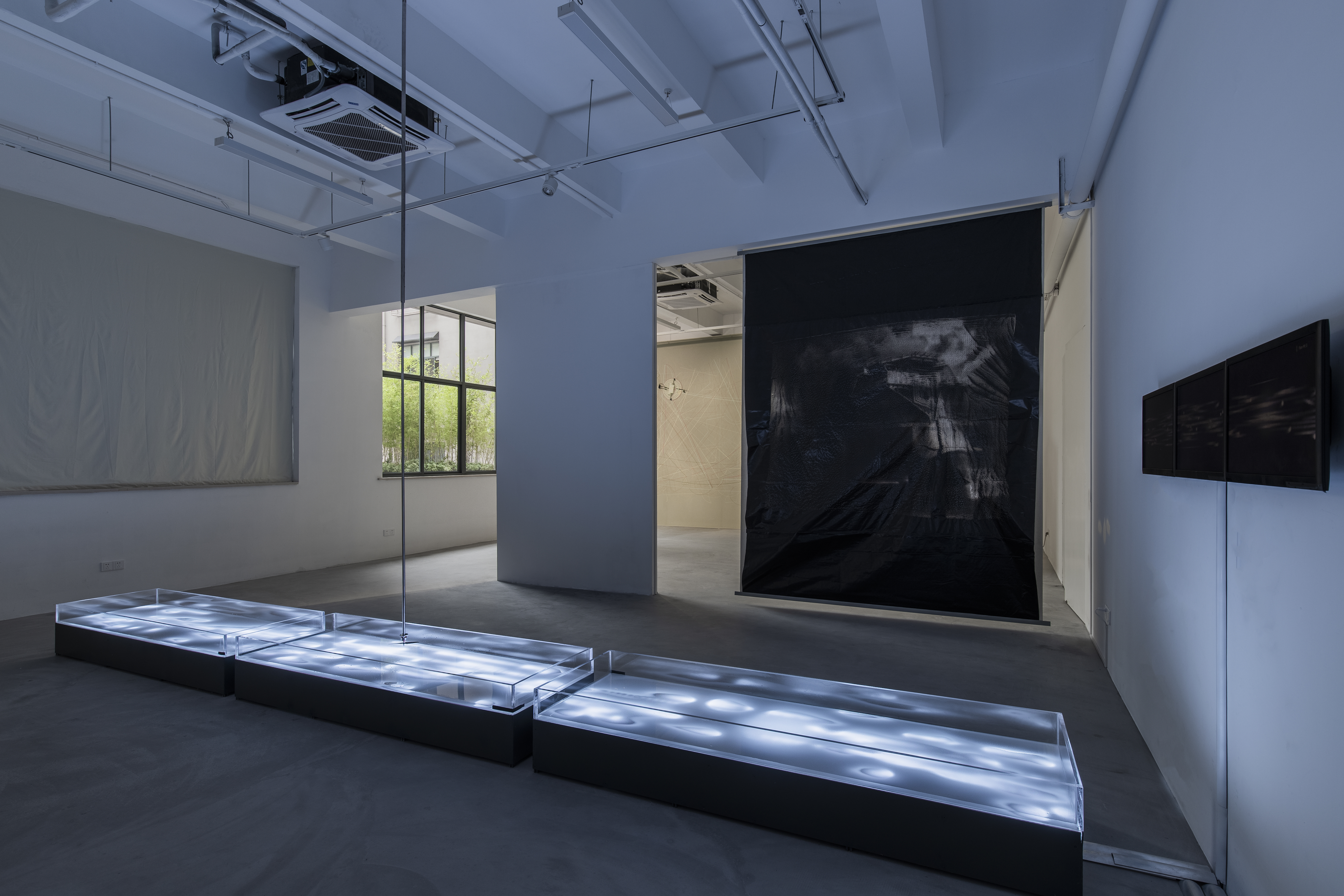 Installation view of Who's Creating