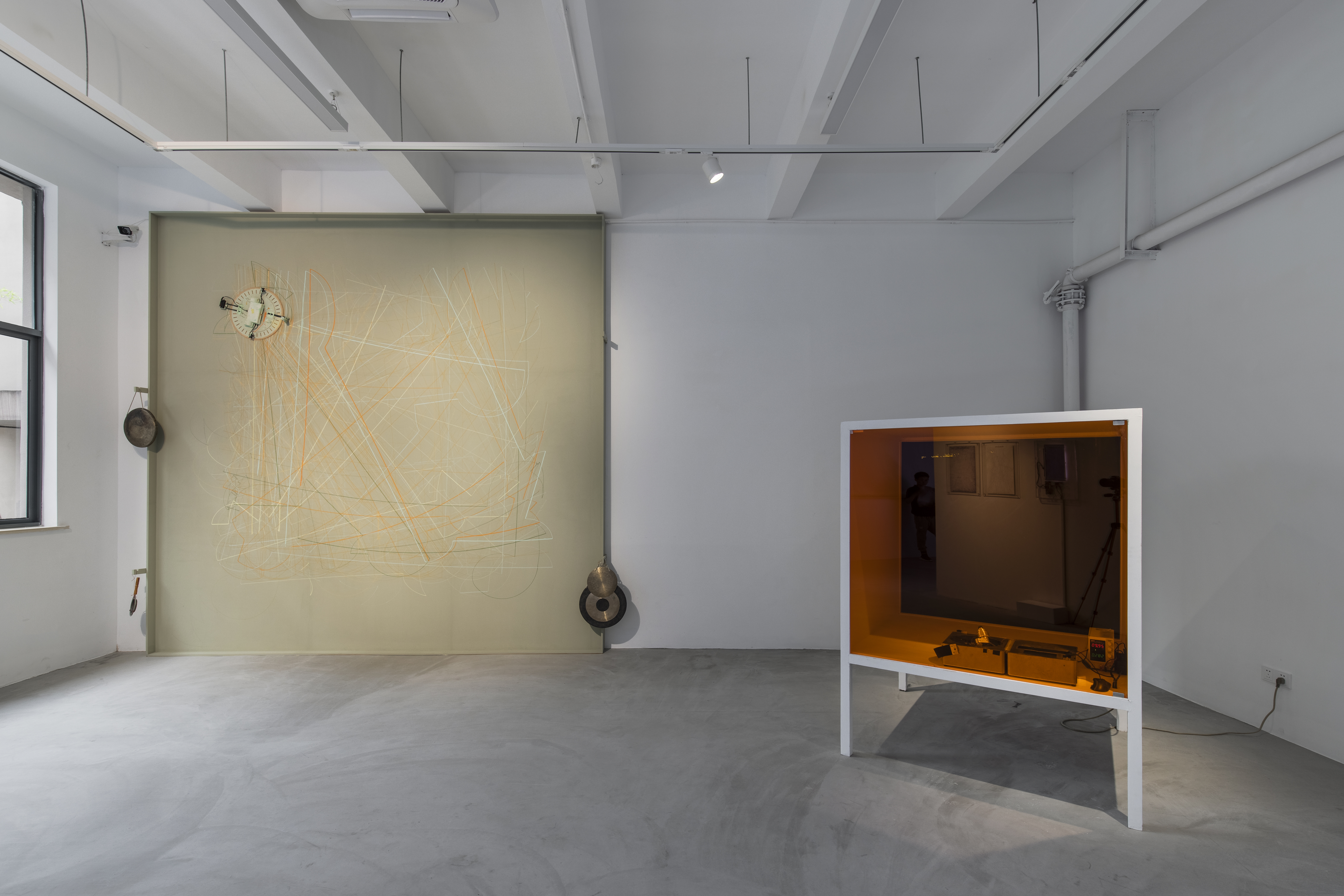 Installation view of Who's Creating